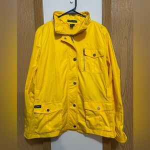 Women’s XL Yellow Lauren Ralph Lauren Rain Jacket